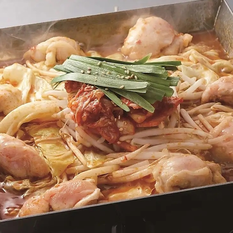 【120分飲み放題生ビール付き★】　牛ホルモン鉄板鍋コース 4,000円(税込4,400円）