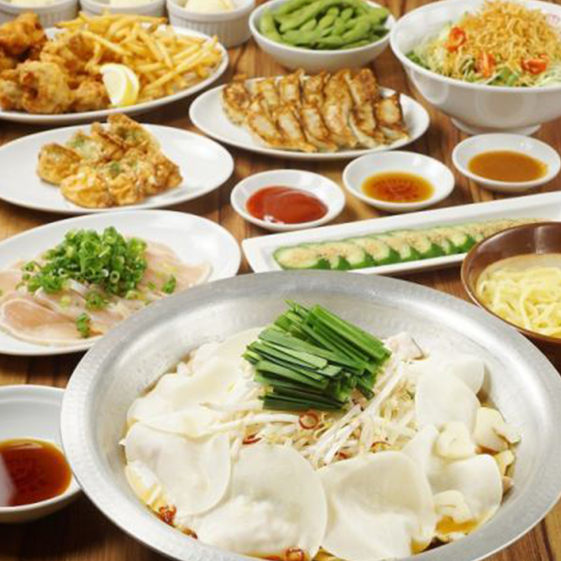 贅沢コース【★もつ鍋&お刺身付き★】生ビール付2時間飲み放題付きで税込5000円ポッキリコース♪